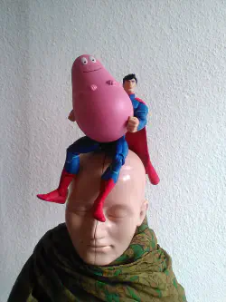 Le trio de choc des ateliers de respiration de Barbara Minder - Kim, Superman et Barbapapa